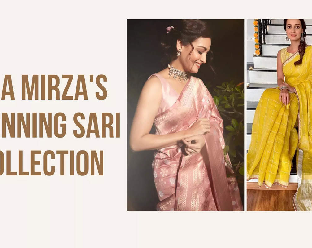 
Dia Mirza and her beautiful collection of saris
