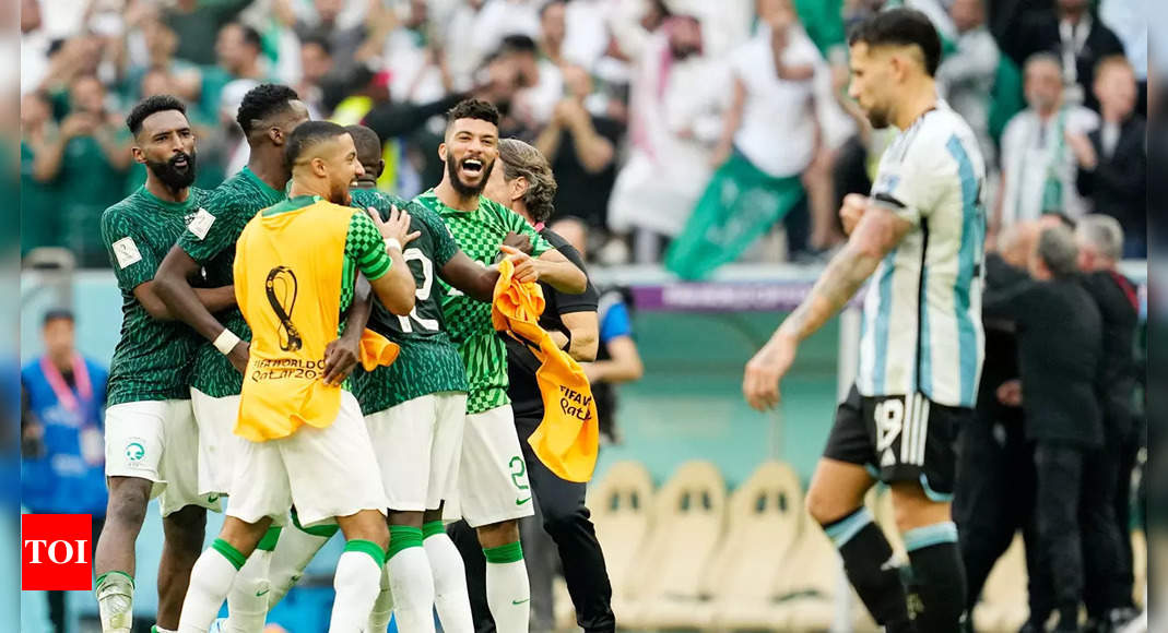 Argentina v Saudi Arabia: 'The magic of the beautiful World Cup': Twitterati lavishes praise on Saudi Arabia after shocking win over Argentina | Football News - Times of India