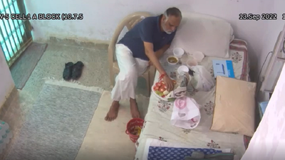 Day after complaint, new CCTV footage shows Delhi minister Satyendar Jain getting proper food in jail