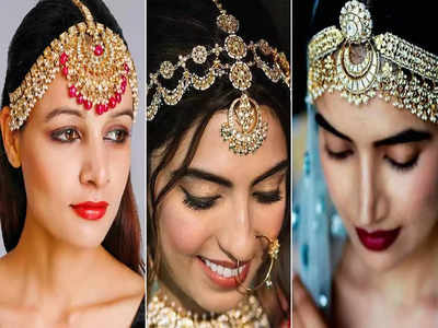 Best Bridal Hairstyles To Compliment Your Maang Tikka Or Matha Patti