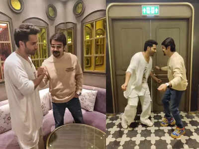 Watch: Varun Dhawan dances with Prosenjit Chatterjee amid Kolkata promotion of ‘Bhediya’