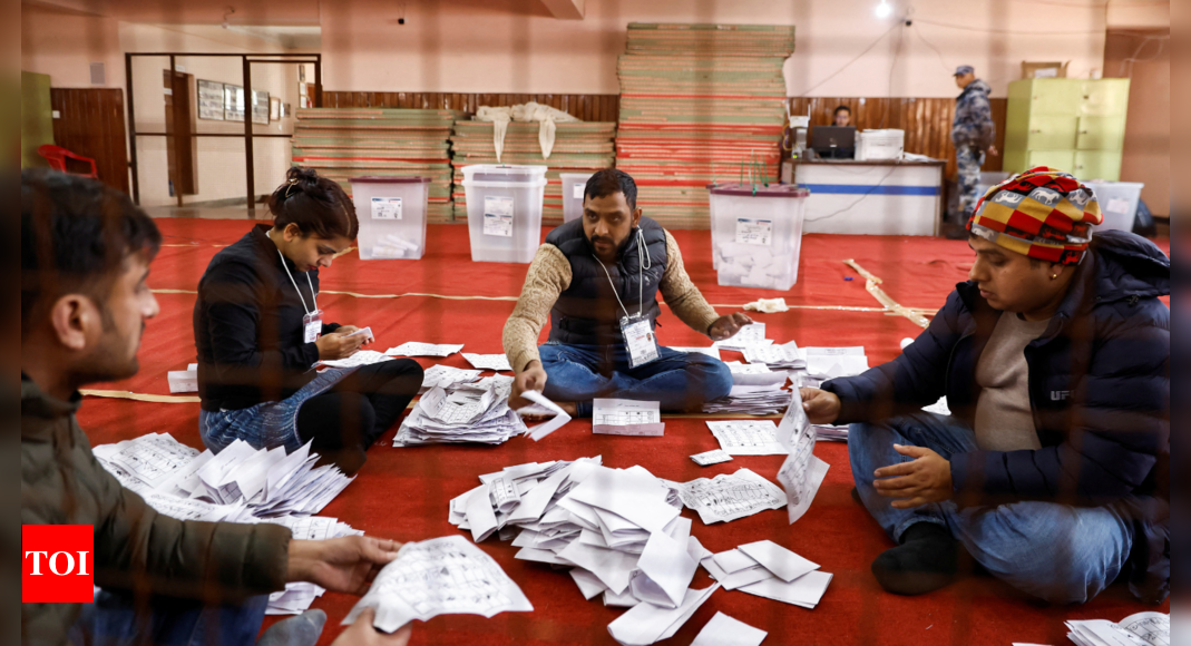 Nepal polls: PM Deuba wins from Dadeldhura; Nepali Congress ahead in election tally – Times of India