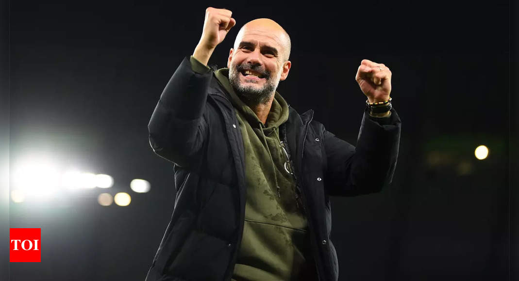 Pep Guardiola extends Manchester City deal to 2025 | Football News – Times of India