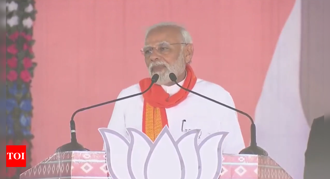 Congress didn’t support Droupadi Murmu’s candidature for presidential elections as she is tribal woman, says PM Narendra Modi in Dahod | Vadodara News – Times of India