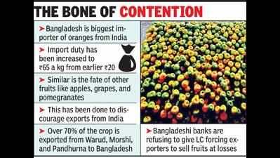 B’desh ups duty on Vid oranges, growers and traders in distress