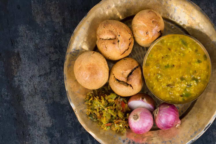 Dal baati choorma at Ma Bhawani
