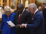 King Charles III welcomes S. African leader for state visit