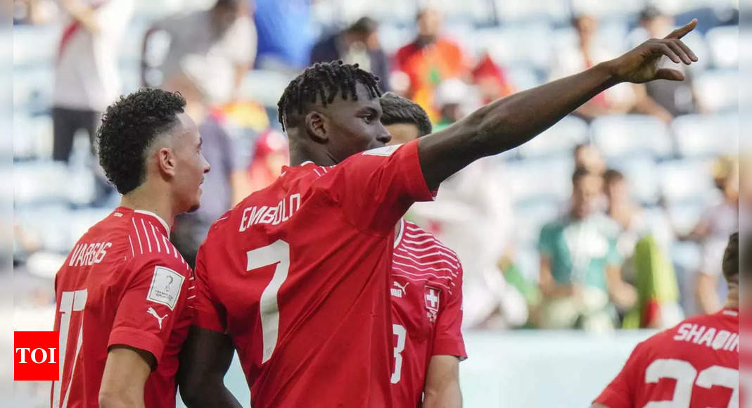 FIFA World Cup 2022 Switzerland vs Cameroon: Breel Embolo strikes as Switzerland beat Cameroon 1-0 - Times of India