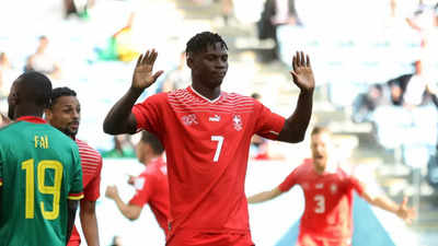 Swiss striker Embolo refuses to celebrate the goal against the land of his birth Cameroon