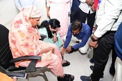 Made-in-Anandwan customized footwear for elephantiasis patients