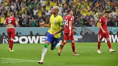 Brazil vs Serbia Highlights: Richarlison double helps Brazil outclass Serbia 2-0