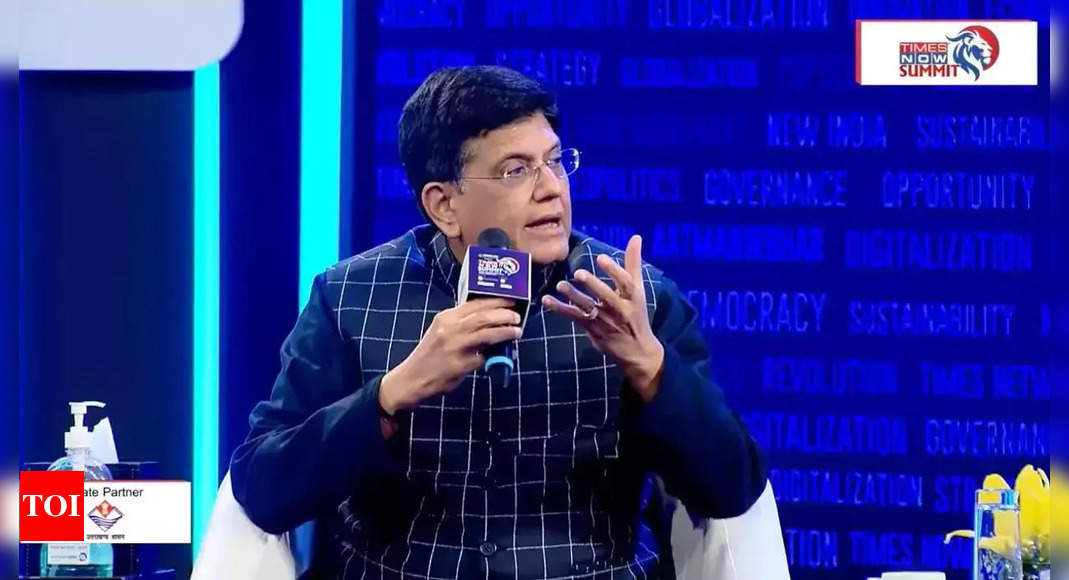 World witnessing recession but India’s a bright spot: Commerce and industry minister Goyal | India News – Times of India