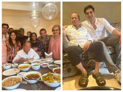 Salim Khan celebrates his b'day with family