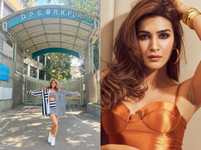 "Are your skirt's lengths the same right now?": Watch Kriti Sanon visiting her school ahead of Bhediya release