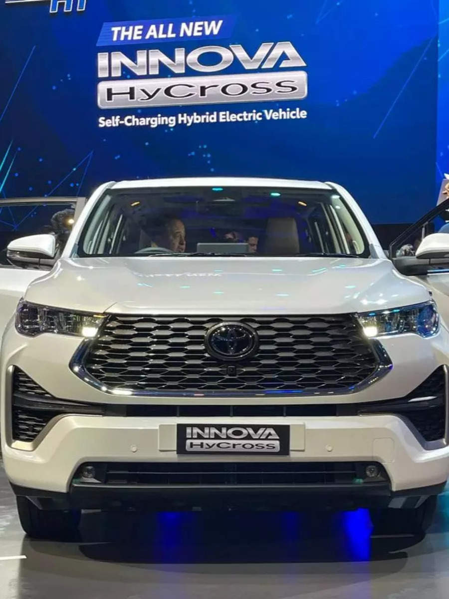 In Pics Toyota Innova Hycross unveiled Mileage, hybrid variants