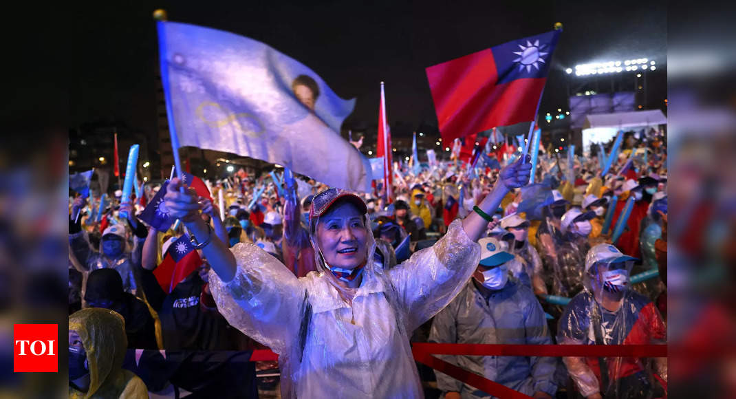 Taiwan votes in local elections amid tensions with China – Times of India