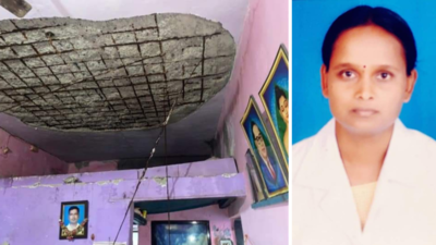 Maharashtra: Mother dead, daughter hurt in slab crash