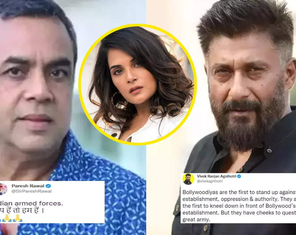 
Richa Chadha's Galwan tweet: Paresh Rawal takes indirect dig at the actress; Vivek Agnihotri says 'Bollywoodiyas are the first to stand up against establishment'
