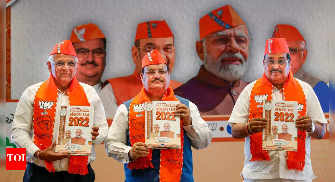 Uniform Civil Code, anti-radicalisation cell: BJP releases 40-point Gujarat manifesto