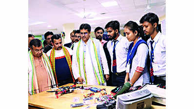 Saha opens drone centre at Tripura tech institute