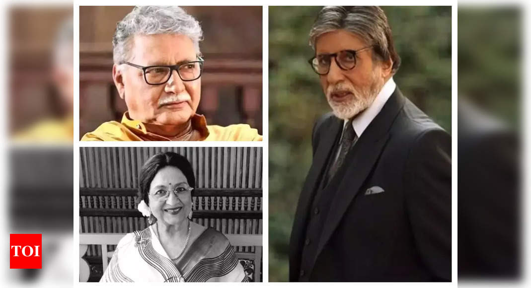 Amitabh Bachchan pays tribute to Vikram Gokhale, Tabassum: Artists of huge merit leave us day by day – Times of India