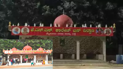 Karnataka: Controversial domes at Mysuru bus stand removed