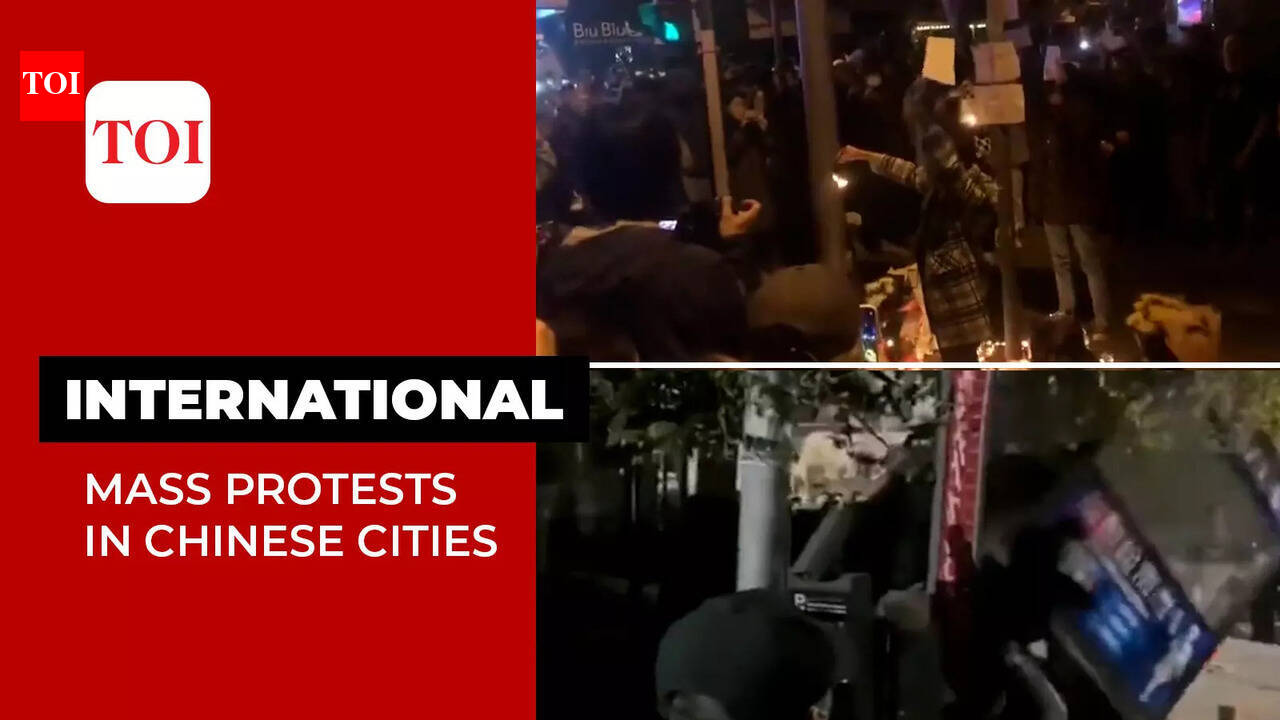 zero-covid policy: Protests intensify in China against Xi Jinping's ...