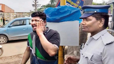Tamil Nadu: Social media abuzz as cop slaps rider at busy junction