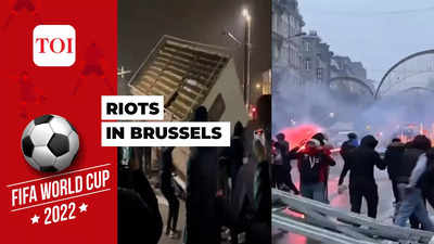 Riots in Brussels after Belgium lose to Morocco in FIFA World Cup 2022; spreads to the Netherlands