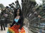 Bengaluru: A participant poses for photos during the annual 'Namma Pride March',...