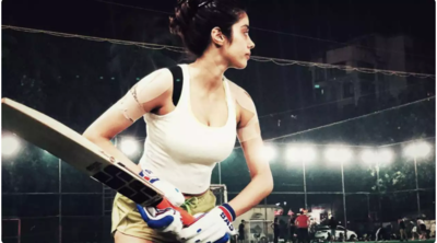 Janhvi Kapoor posts new pic while playing cricket, leaves fans excited to see her on the big screen