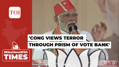 Gujarat Elections 2022: Narendra Modi targets Congress, says party views terror through vote bank politics