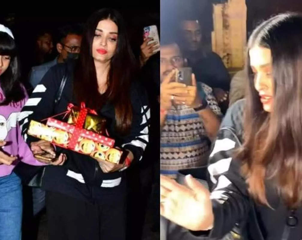 
‘Arre waah, direction’: Aishwarya Rai Bachchan gives a hilarious reply to paparazzi asking her to pose for pictures
