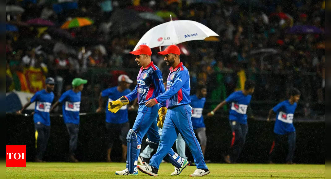 Afghanistan seal spot in 2023 ODI World Cup after washout in 2nd ODI against Sri Lanka | Cricket News – Times of India