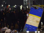 Clashes in Brussels after the World Cup football match between Belgium and Morocco