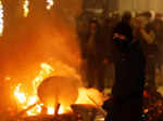 Clashes in Brussels after the World Cup football match between Belgium and Morocco