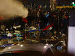 Clashes in Brussels after the World Cup football match between Belgium and Morocco