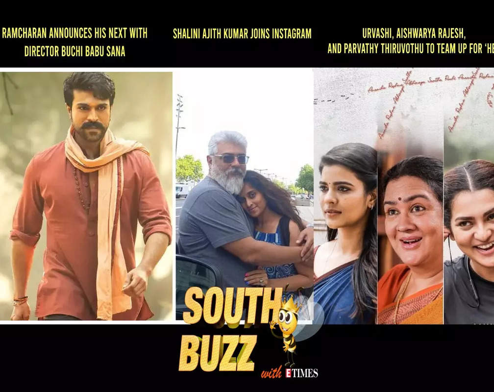 
South Buzz: Ramcharan announces his next with director Buchi Babu Sana; Shalini Ajith Kumar joins Instagram
