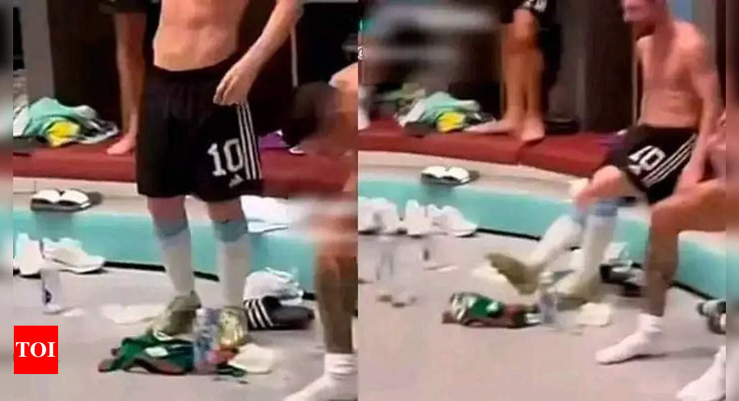 Mexican boxer Alvarez threatens Lionel Messi over dressing room celebration video | Football News – Times of India