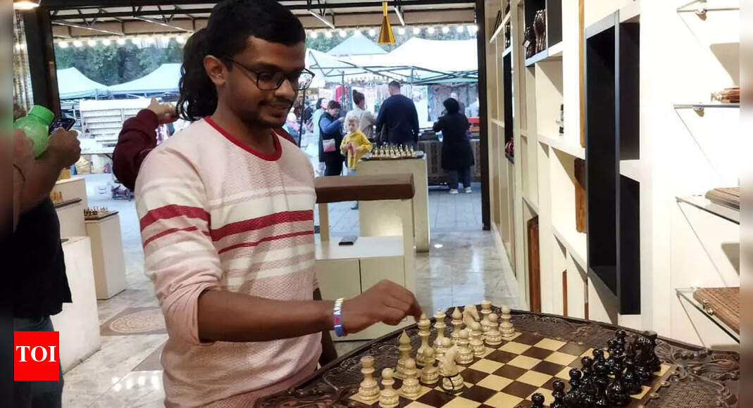 Indian chess GM Narayanan left to stand barefoot for metal detector check during match in Germany | Chess News – Times of India