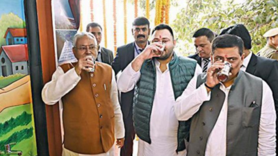 Bihar CM Nitish Kumar opens Ganga water supply scheme in Gaya
