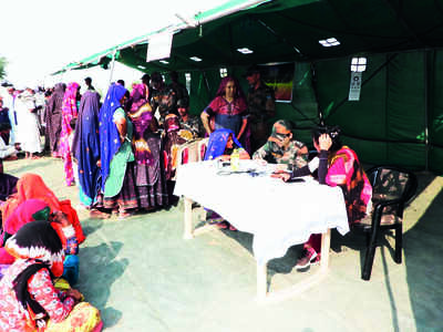 Army provides vet support & meds for cattle in Jaisalmer’s border areas