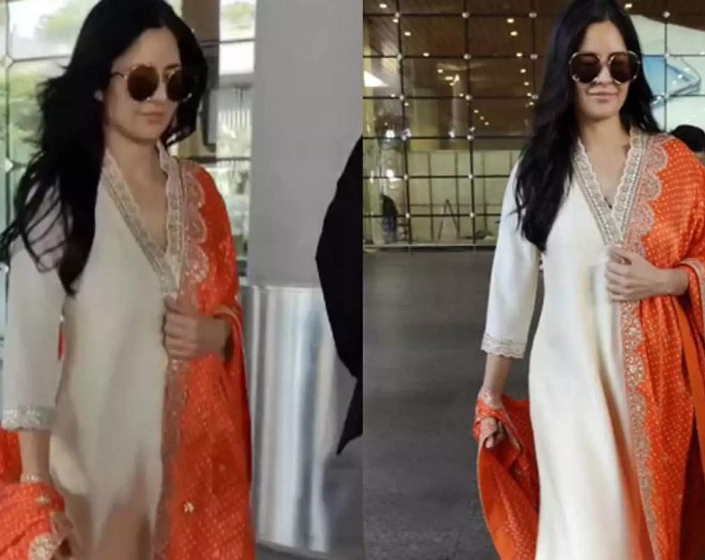 
Katrina Kaif ditches her western outfits, gives stunning desi touch to her airport look
