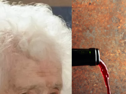 Credit for 'oldest person' is this WINE!