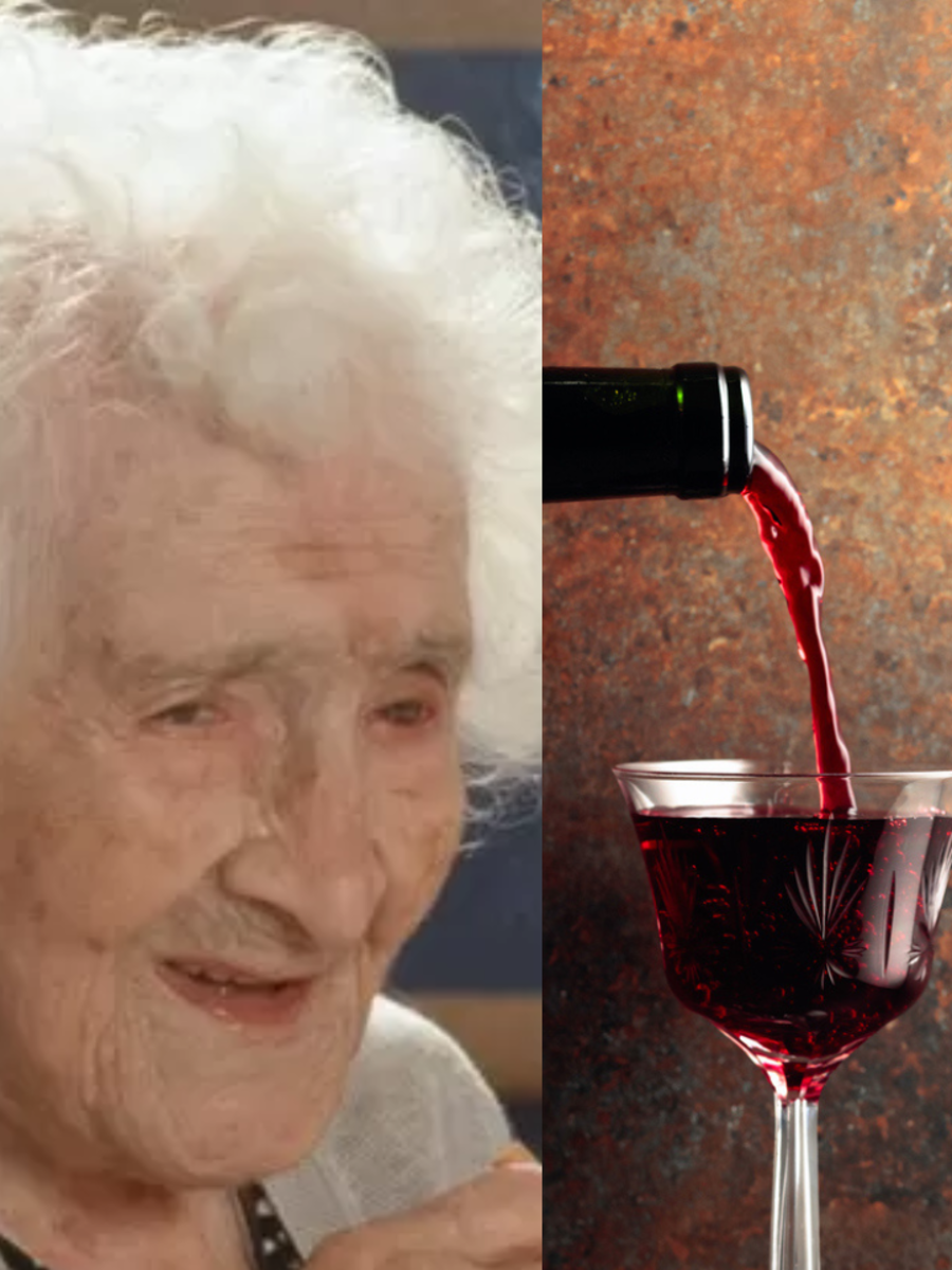Credit for the oldest person in the world goes to this type of wine