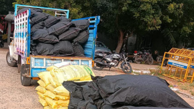 60 sacks of turmeric meant for smuggling seized in TN