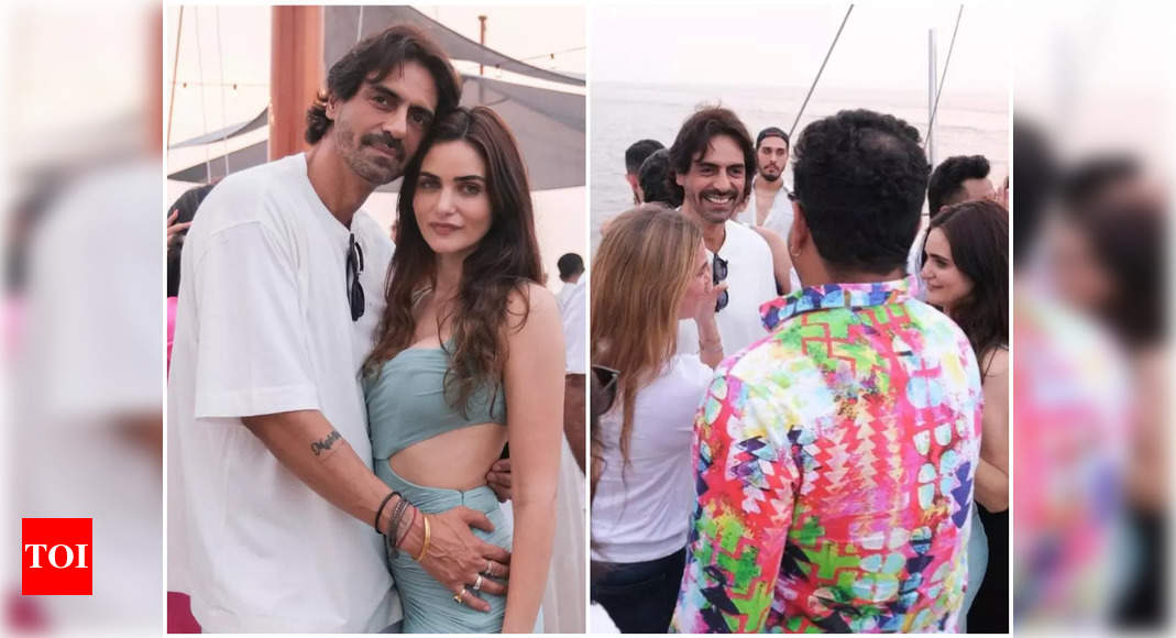 Arjun Rampal’s Girlfriend Gabriella Hosts His 50th Birthday Party At A ...