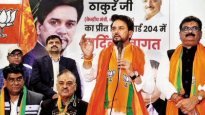 Delhi MCD polls: Satyendar Jain may reveal secrets if sacked, says Union minister Anurag Thakur