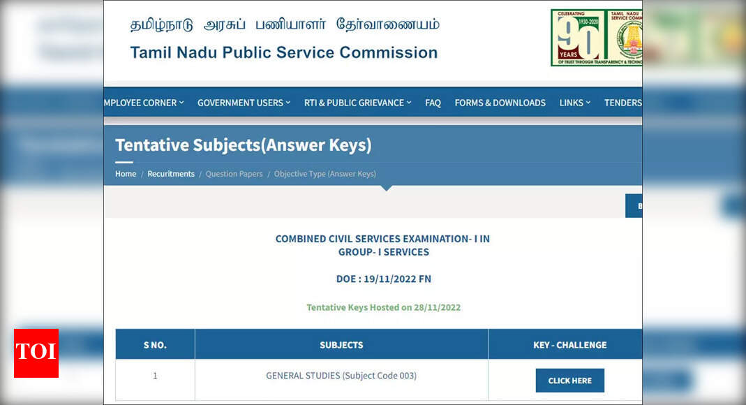 Tnpsc Answer Key 2022 Group 1 Released For Ccse Prelims Exam On Tnpsc Gov In Know How To Check Tnpsc Answer Key 2022 Group 1 Released For Ccse Prelims Exam On Tnpsc Gov In Know How To Check