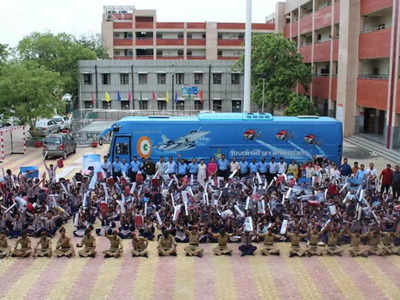 How IAF's Disha motivates students to join Air Force